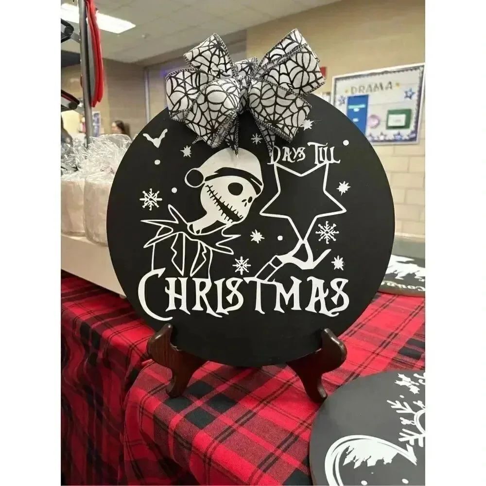 Chalkboard Nightmare before Christmas countdown to christmas